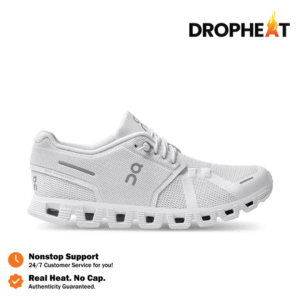 Sepatu Sneakers On Running On Cloud 5 Allwhite Authentic