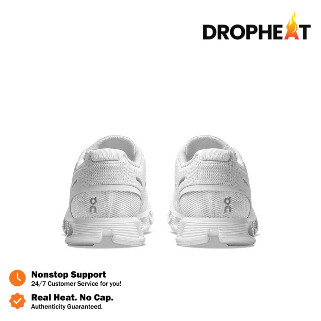 Sepatu Sneakers On Running On Cloud 5 Allwhite Authentic - Image 4