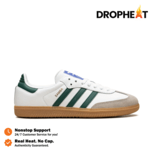 Sepatu Adidas Samba OG Cloud White Collegiate Green Gum Sneakers Authentic