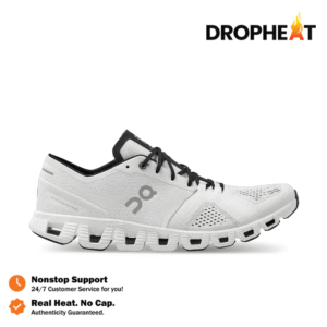 Sepatu On Running On Cloud X White Black Sneakers Authentic