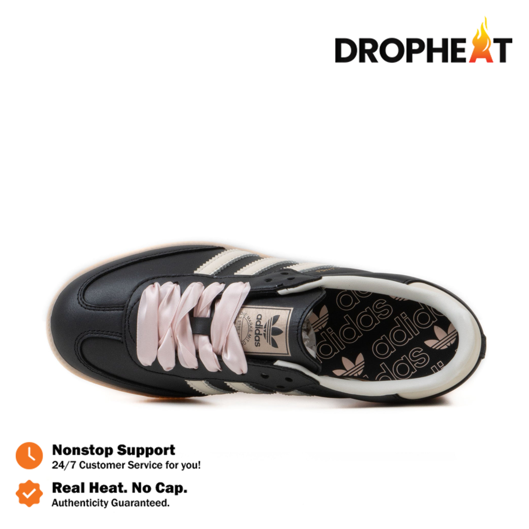 Sepatu Adidas Samba OG Core Black Wonder Quartz Pink Ribbon Sneakers Authentic - Image 2