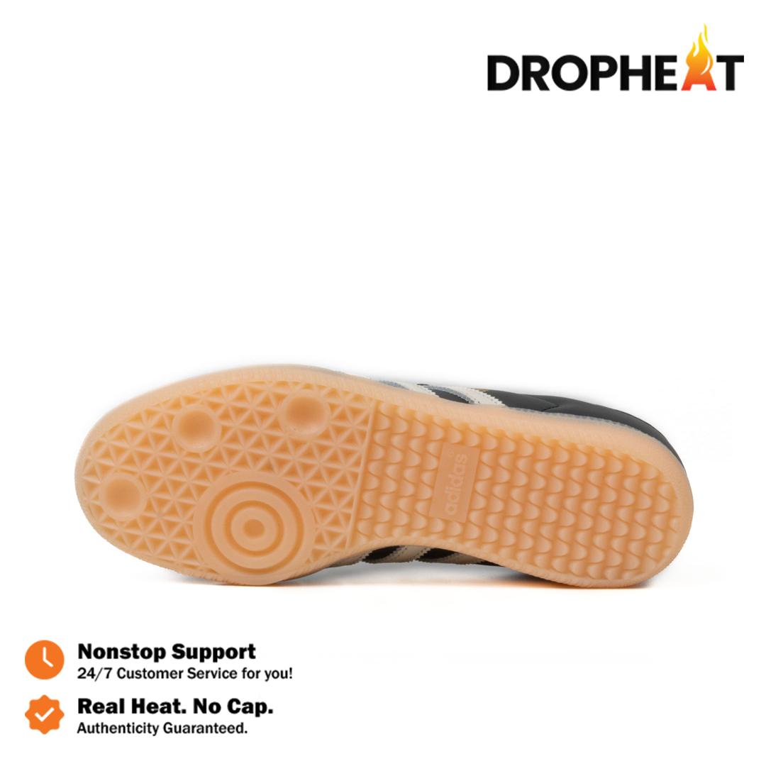 Sepatu Adidas Samba OG Core Black Wonder Quartz Pink Ribbon Sneakers Authentic - Image 3