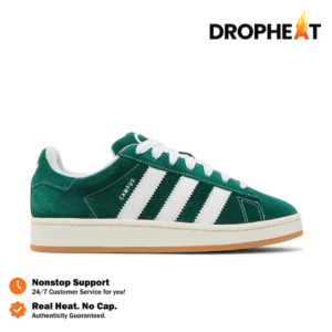 Sepatu Campus 00s Dark Green Cloud White Sneakers Authentic