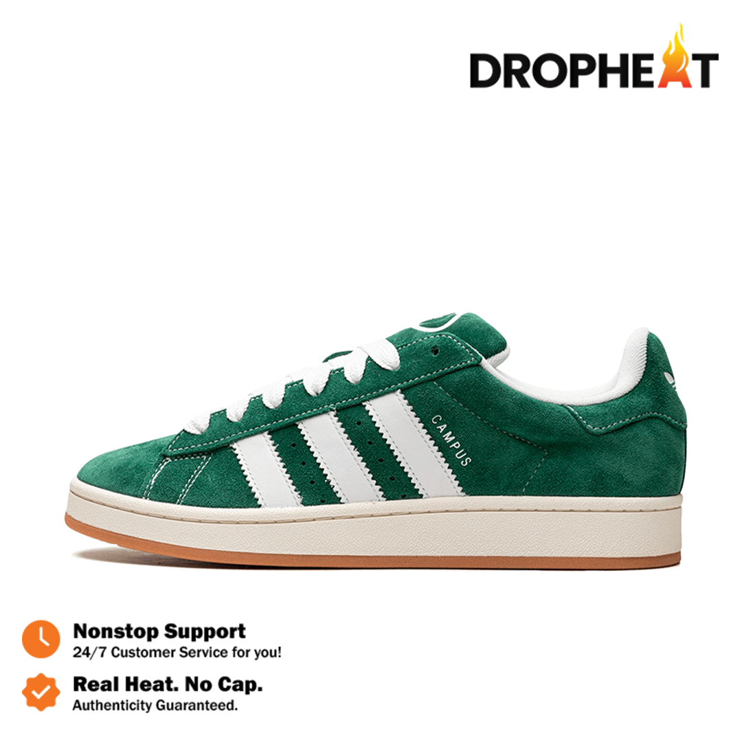 Sepatu Campus 00s Dark Green Cloud White Sneakers Authentic - Image 2