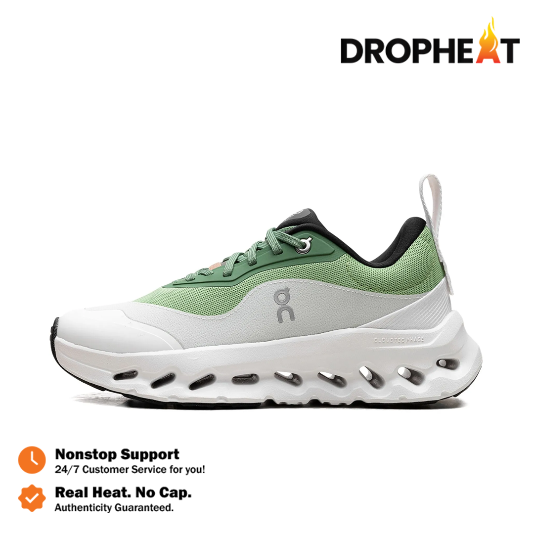 Sepatu On Running Cloudtilt 2.0 White Green Sneakers Authentic - Image 2