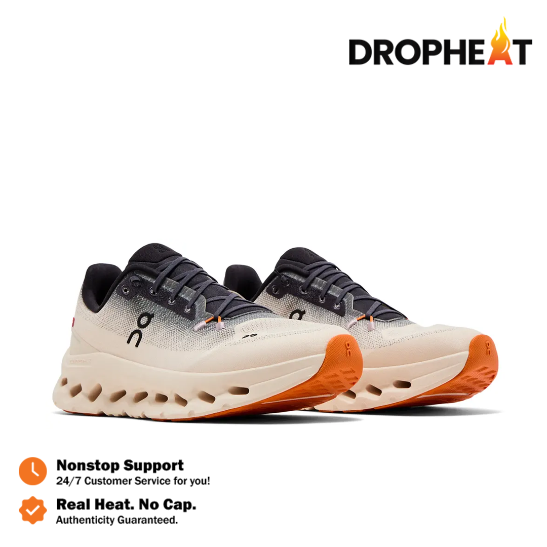 Sepatu Cloudtilt Beige Dark Navy Iron Dew Sneakers Authentic - Image 4