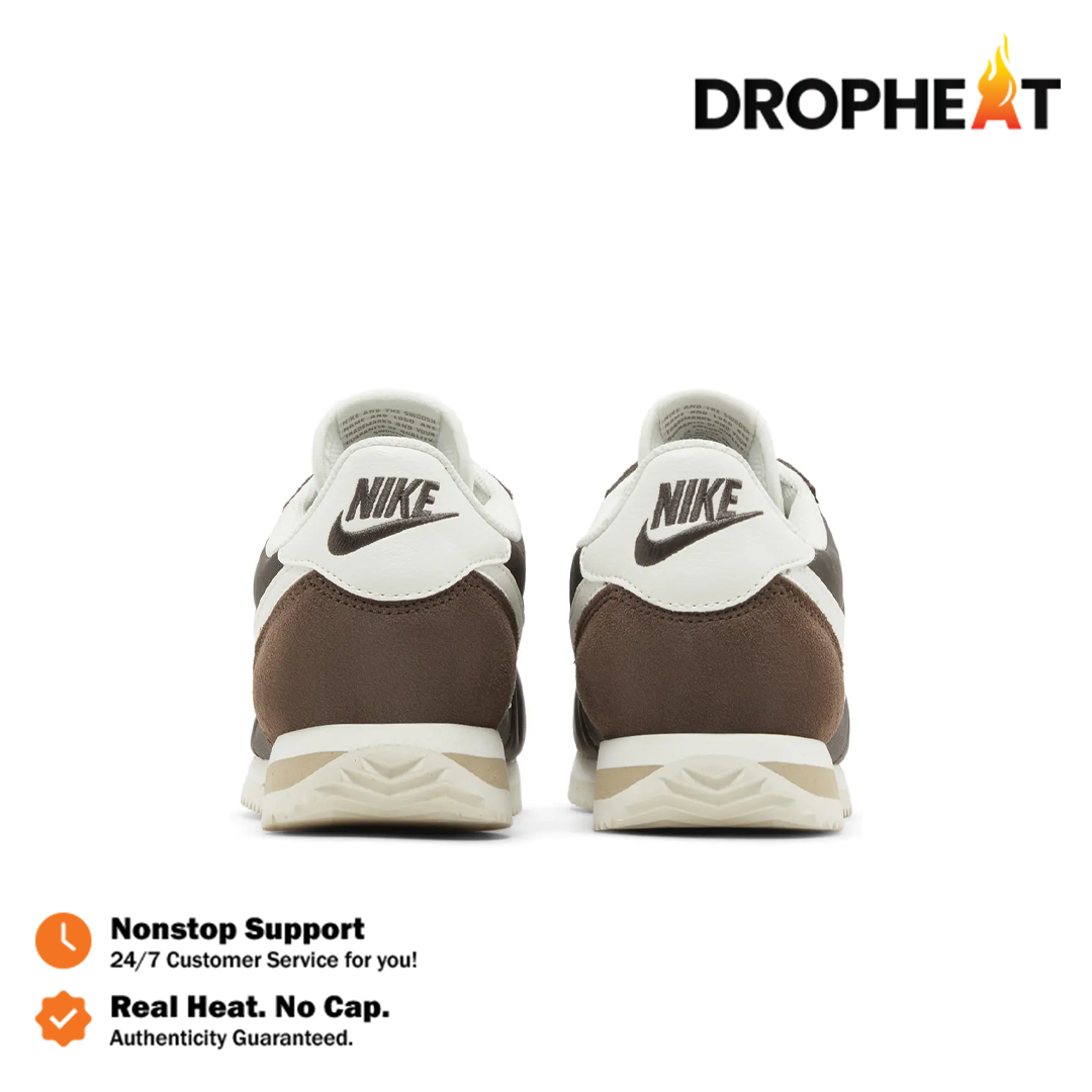 Sepatu Nike Cortez Baroque Brown White Sneakers Authentic - Image 5