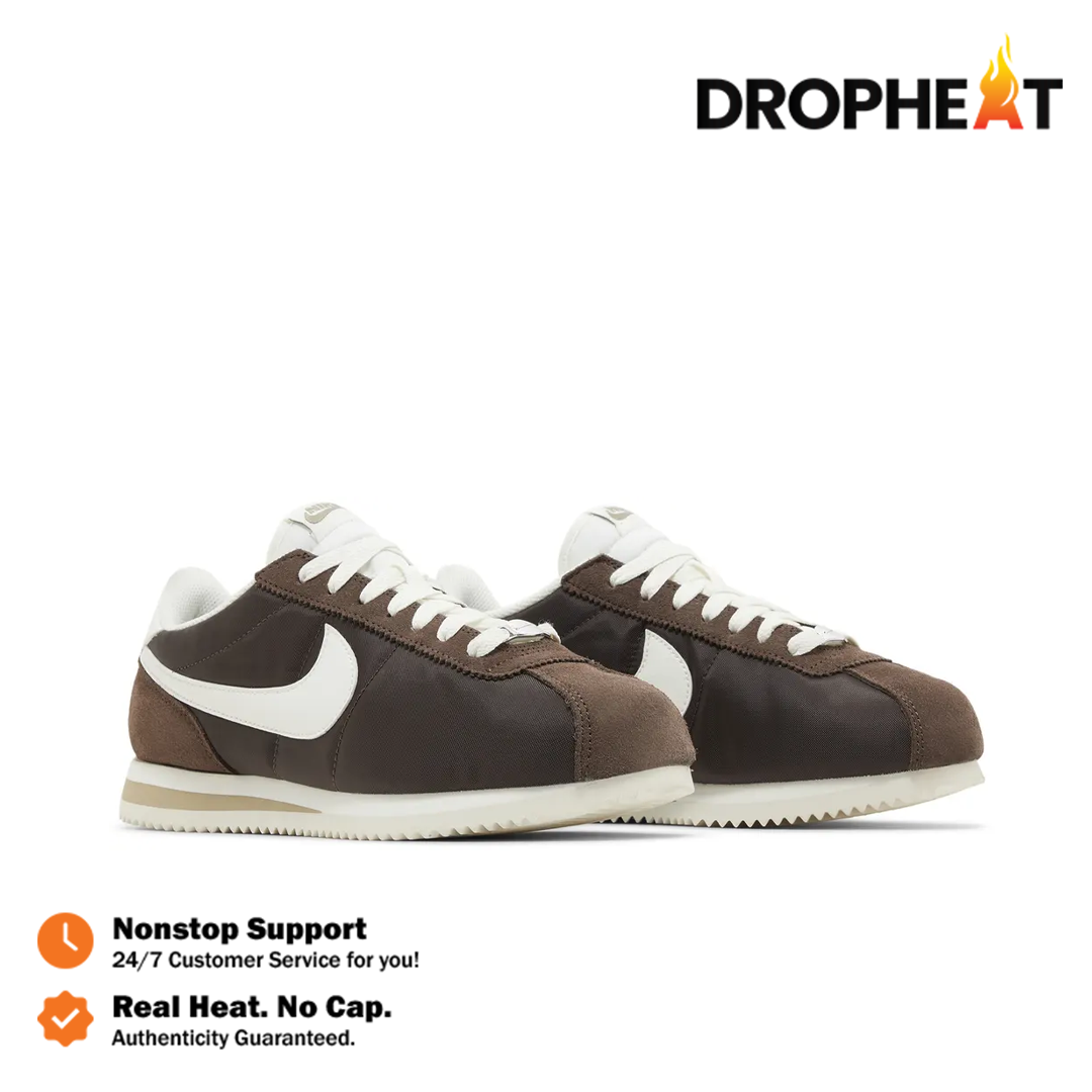 Sepatu Nike Cortez Baroque Brown White Sneakers Authentic - Image 4