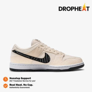 Nike SB Dunk Low Albino and Preto Albino Preto Jiu Jitsu Light Tan Black Authentic