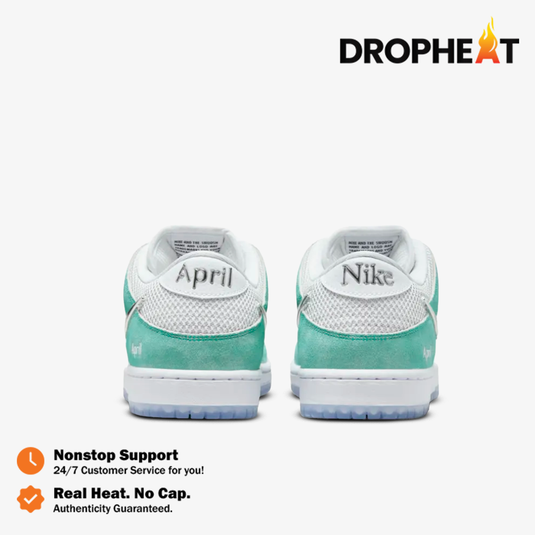 Nike SB Dunk Low April Skateboards Turbo Green Authentic - Image 5