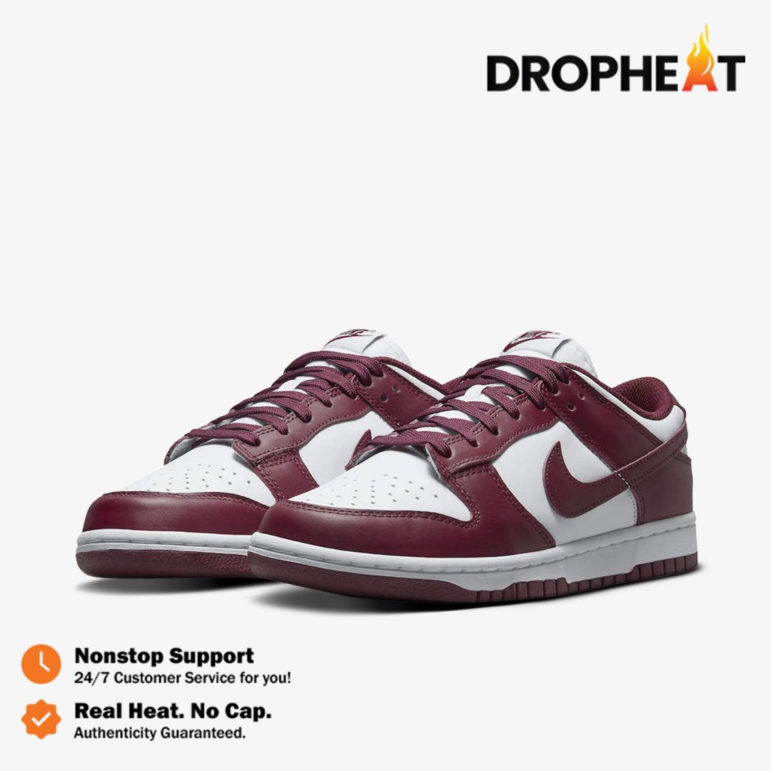 Nike Dunk Low Team Red Bordeaux Dark Beetroot Authentic - Image 4