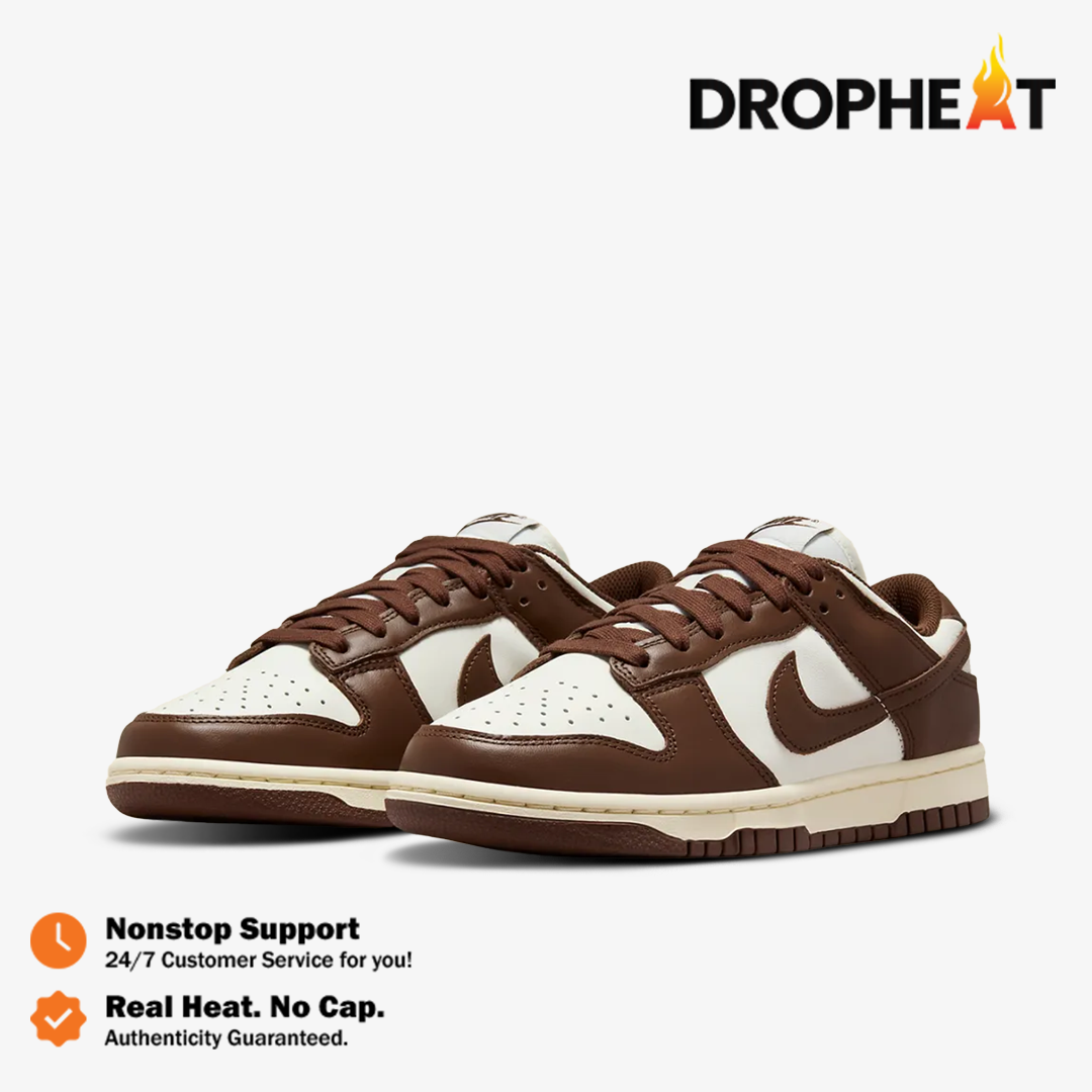 Nike Dunk Low Mocha Cacao Wow Brown Sail Coconut Milk Authentic - Image 4