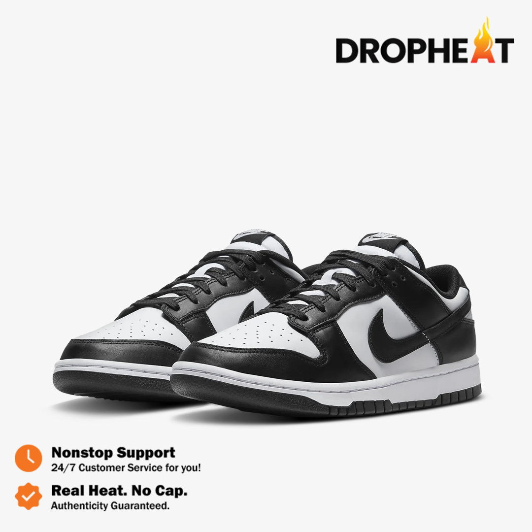 Nike Dunk Retro Low Panda Black White Authentic - Image 4