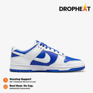 Nike Dunk Low Racer Blue White Reverse Kentucky White Authentic