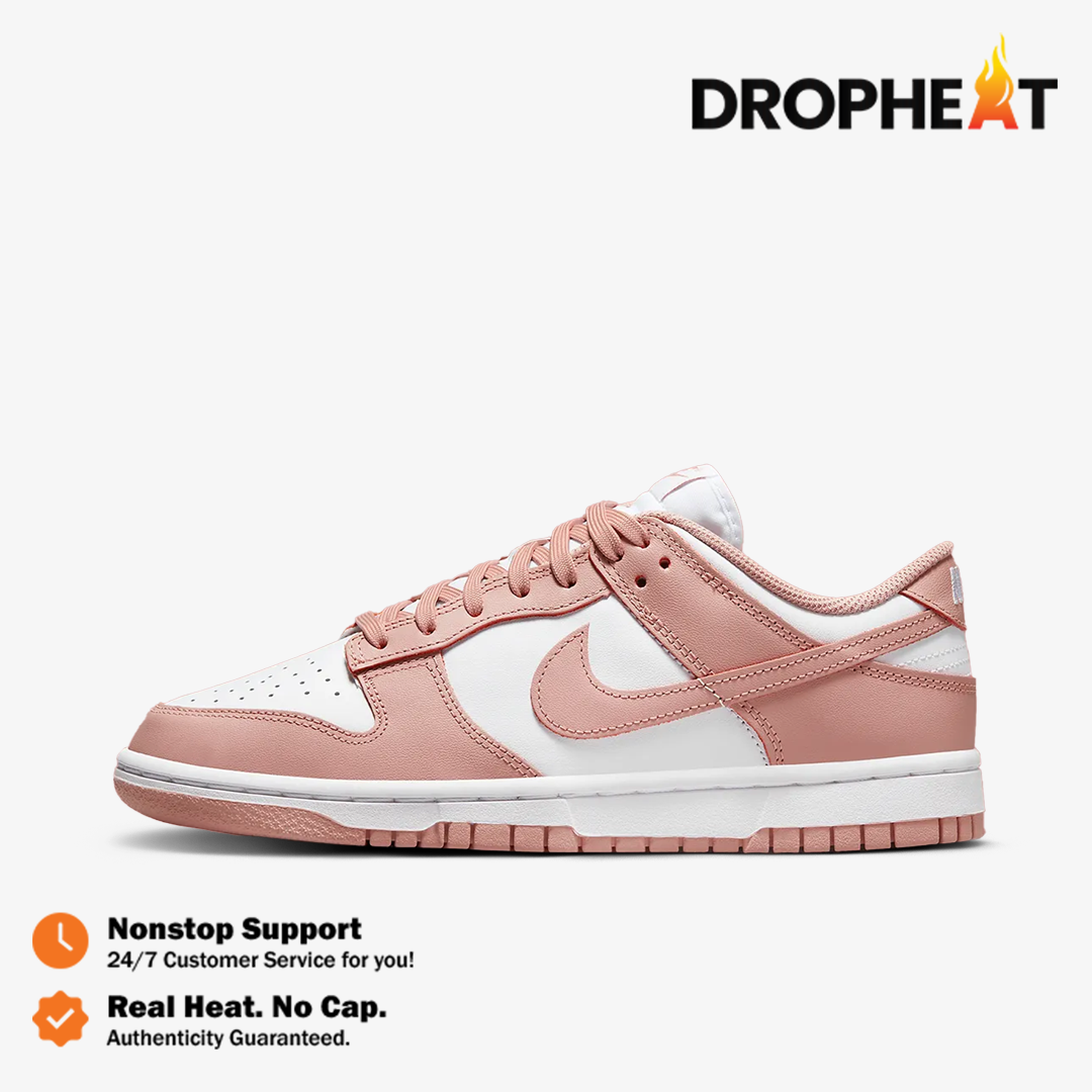 Nike Dunk Low Rose Whisper White Rose Whisper Style Authentic - Image 2