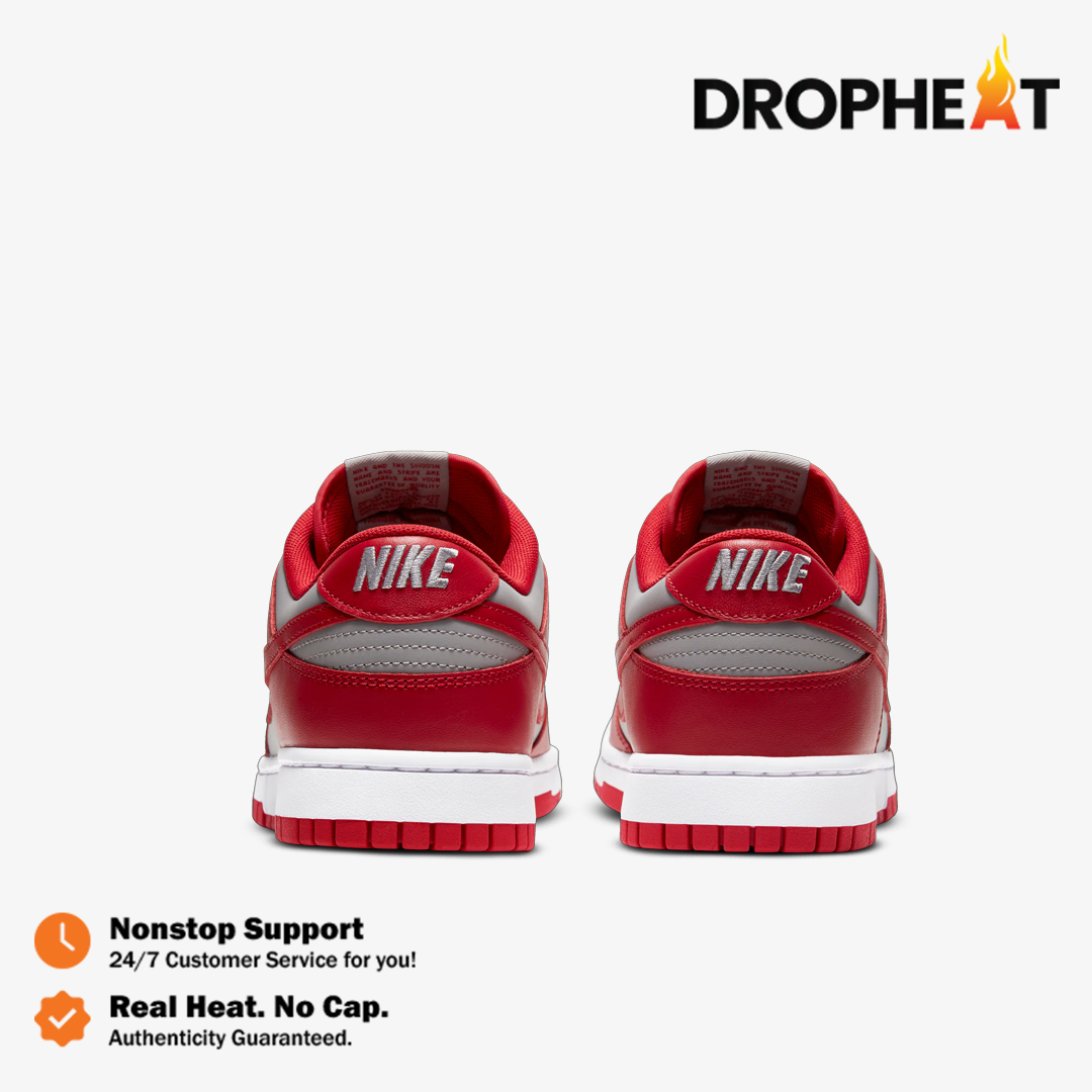 Nike Dunk Low Retro UNLV Varsity Red 2021 Red Grey Authentic - Image 5
