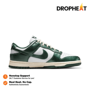 Sepatu Nike Dunk Low Retro Vintage Green Sneakers Authentic
