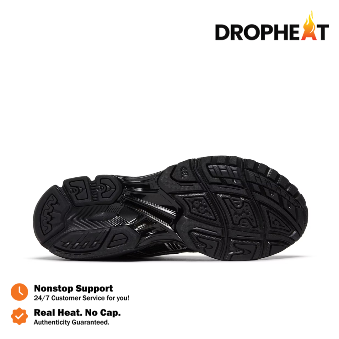 Sepatu Asics Gel Kayano 14 Black Silver Sneakers Authentic - Image 3