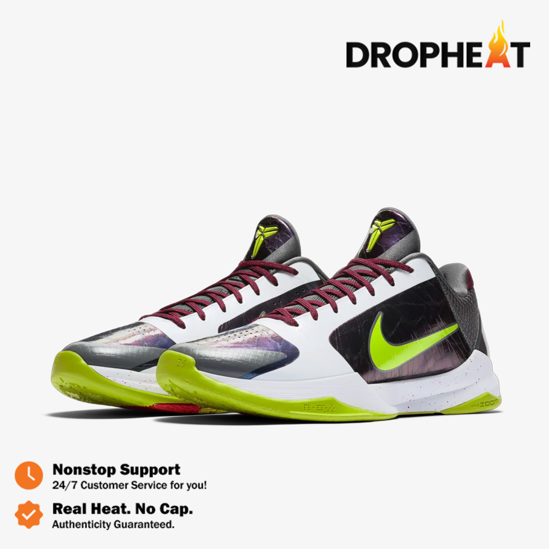 Sepatu Basket Nike Zoom Kobe 5 Protro Chaos Kobe V Purple Cyber Authentic