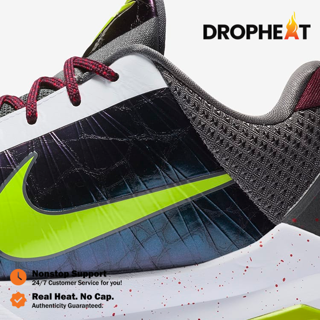 Sepatu Basket Nike Zoom Kobe 5 Protro Chaos Kobe V Purple Cyber Authentic - Image 2