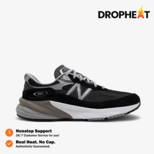 New Balance 990V6 Made in USA Black White Grey Authentic