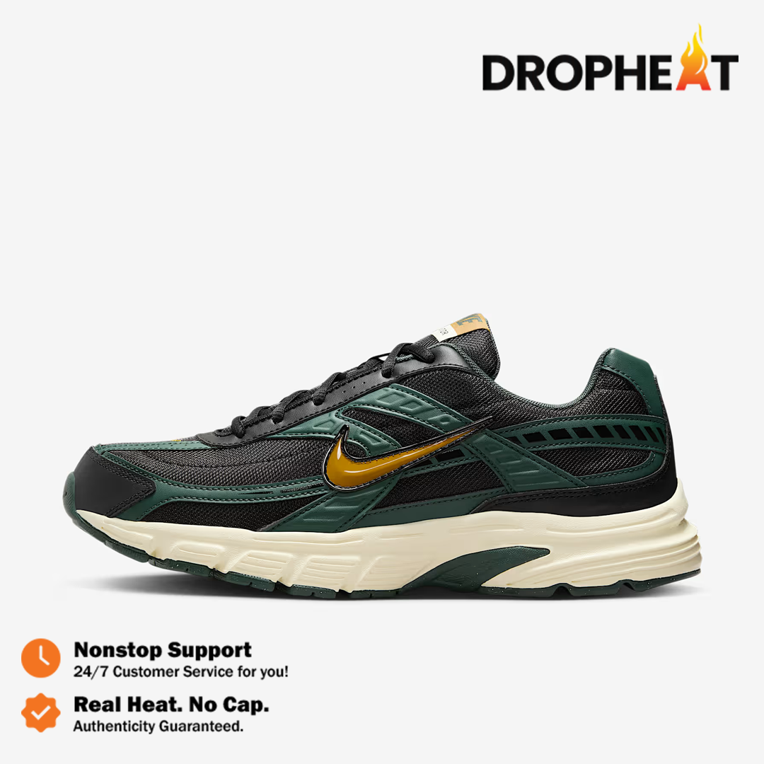 Sepatu Nike Initiator Vintage Green Bronzine Black Sneakers Authentic - Image 2