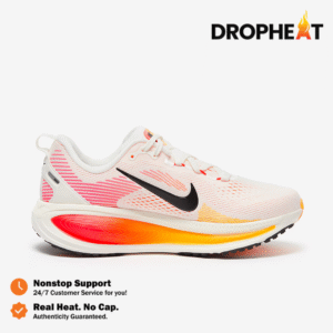 Sepatu Nike Vomero 18 Sail Bright Crimson Laser Orange Sneakers Authentic