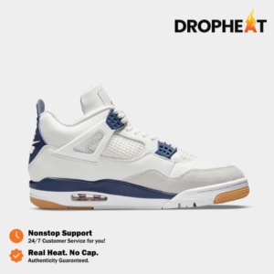 Sepatu Nike Air Jordan 4 SB Navy Midnight Sneakers Authentic