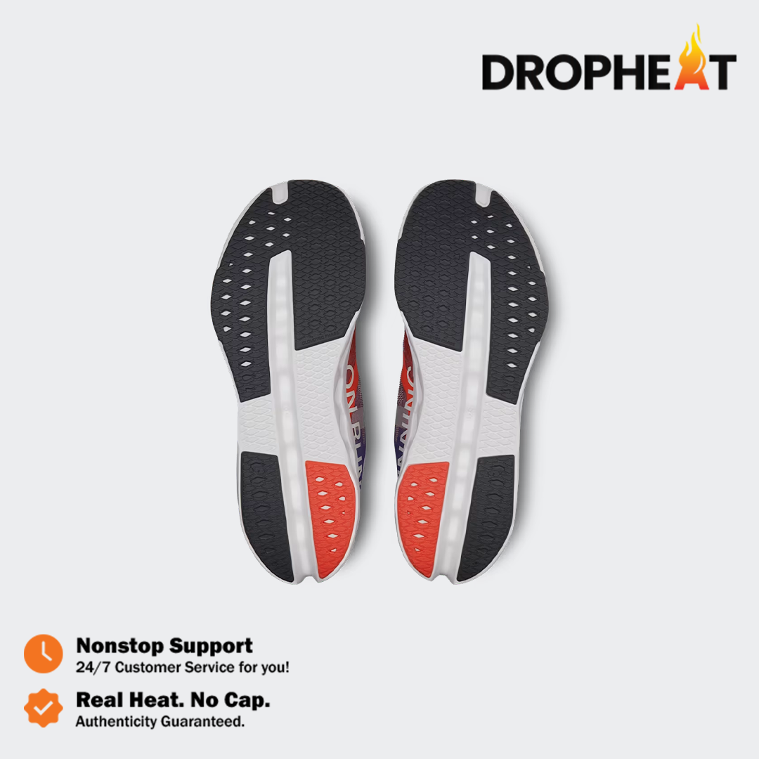 Sepatu On Running On Cloudsurfer Next Indigo Flame Sneakers Authentic - Image 3