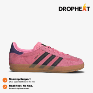 Adidas Gazelle Indoor Bliss Pink Purple Pink Coreblack Collegiate Purple Authentic