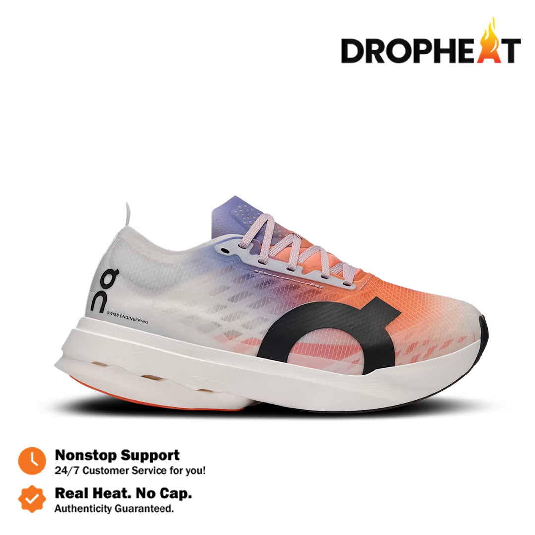 On Running On Cloudboom Strike Flame White Flame Prism Capsule Sneakers Authentic