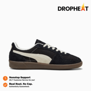 Sepatu Puma Palermo Vintage Black Frosted Ivory Black Gum Sneakers Authentic