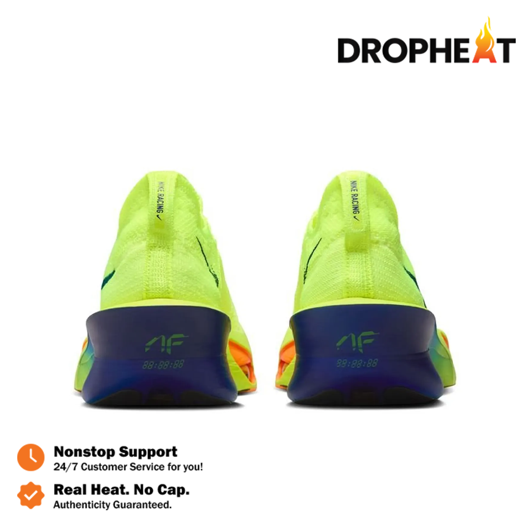 Sepatu Running Nike Alphafly 3 Volt Green Concord Sneakers Authentic - Image 5
