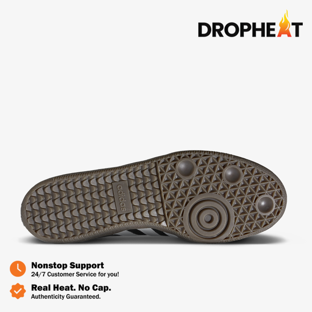 Adidas Samba OG Black Gum White Stripes Authentic - Image 3