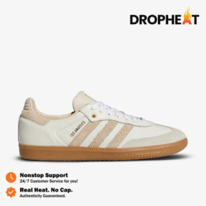 Adidas Samba OG Linen Gum LAFC Los Angeles Football Club White Linen Gum Tan Authentic