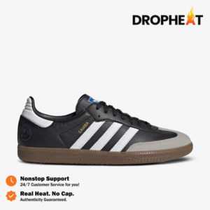 Adidas Samba Vegan Black White Gum Authentic