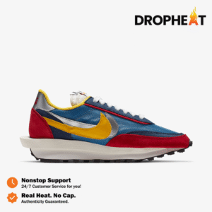 Sepatu Nike Sacai LD Waffle Blue Varsity Red Yellow Sneakers Authentic