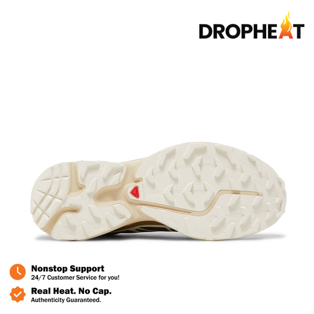 Sepatu Salomon XT6 Recut Wren Kangaroo Vanilla Brown Authentic - Image 3