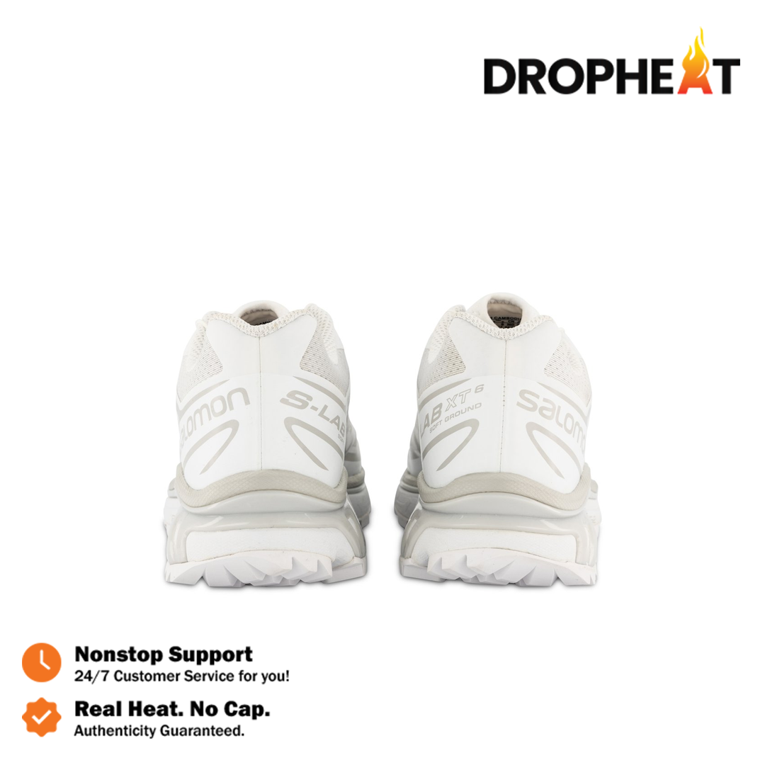 Sepatu Salomon XT6 XT-6 White Lunar Rock Sneakers Authentic - Image 5
