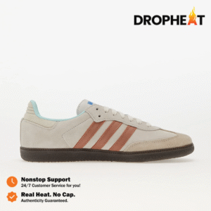 Sepatu Adidas Samba OG Crystal White Clay Strata Sneakers Casual Authentic