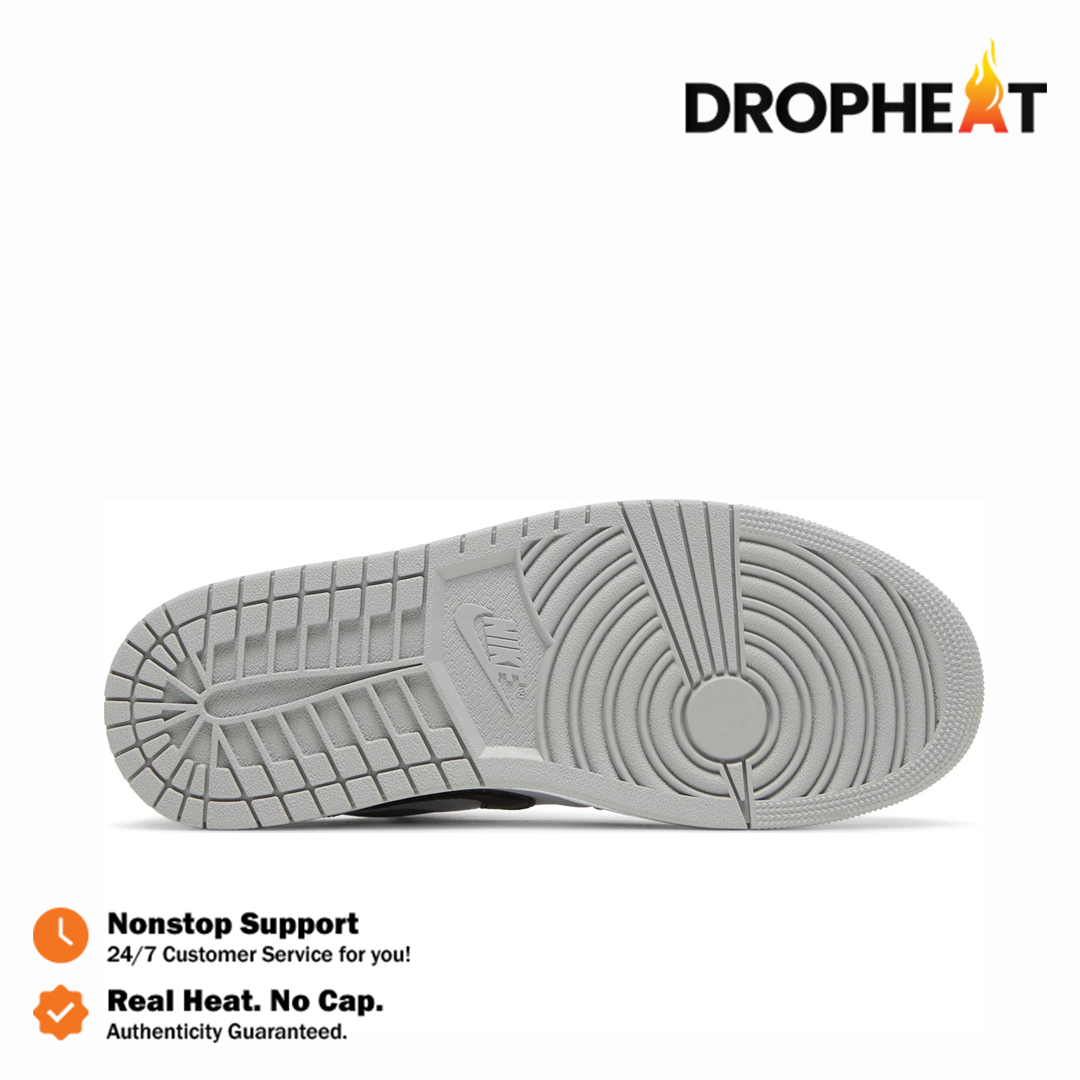 Nike Air Jordan 1 Low Shadow Toe Grey Atmosphere Grey Toe Authentic - Image 3