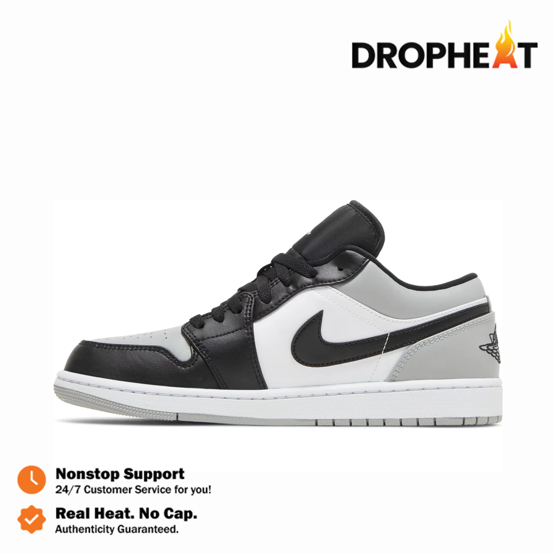 Nike Air Jordan 1 Low Shadow Toe Grey Atmosphere Grey Toe Authentic - Image 2