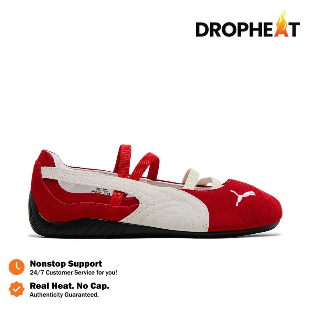 Sepatu Speedcat Ballet For All Time Red White Sneakers Authentic