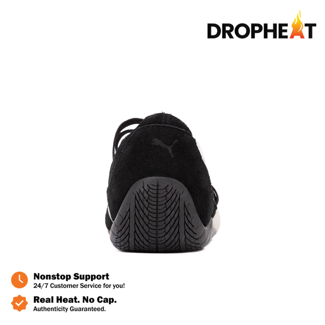 Sepatu Speedcat Ballet Suede Black White Sneakers Authentic - Image 4