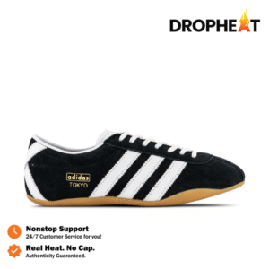 Sepatu Tokyo Women Black White Gum Sneakers Authentic