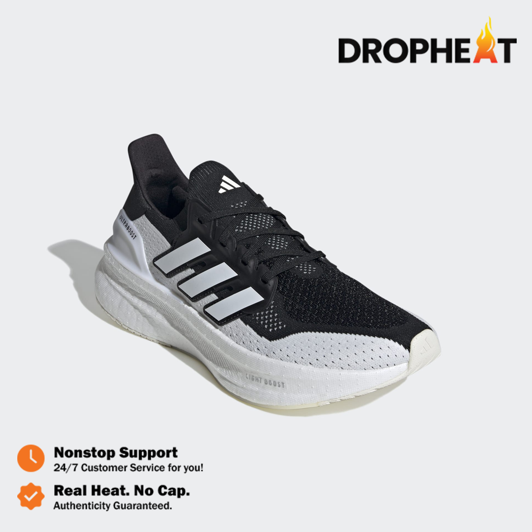 Sepatu Adidas Ultraboost 5 Black White Sneakers Authentic - Image 4