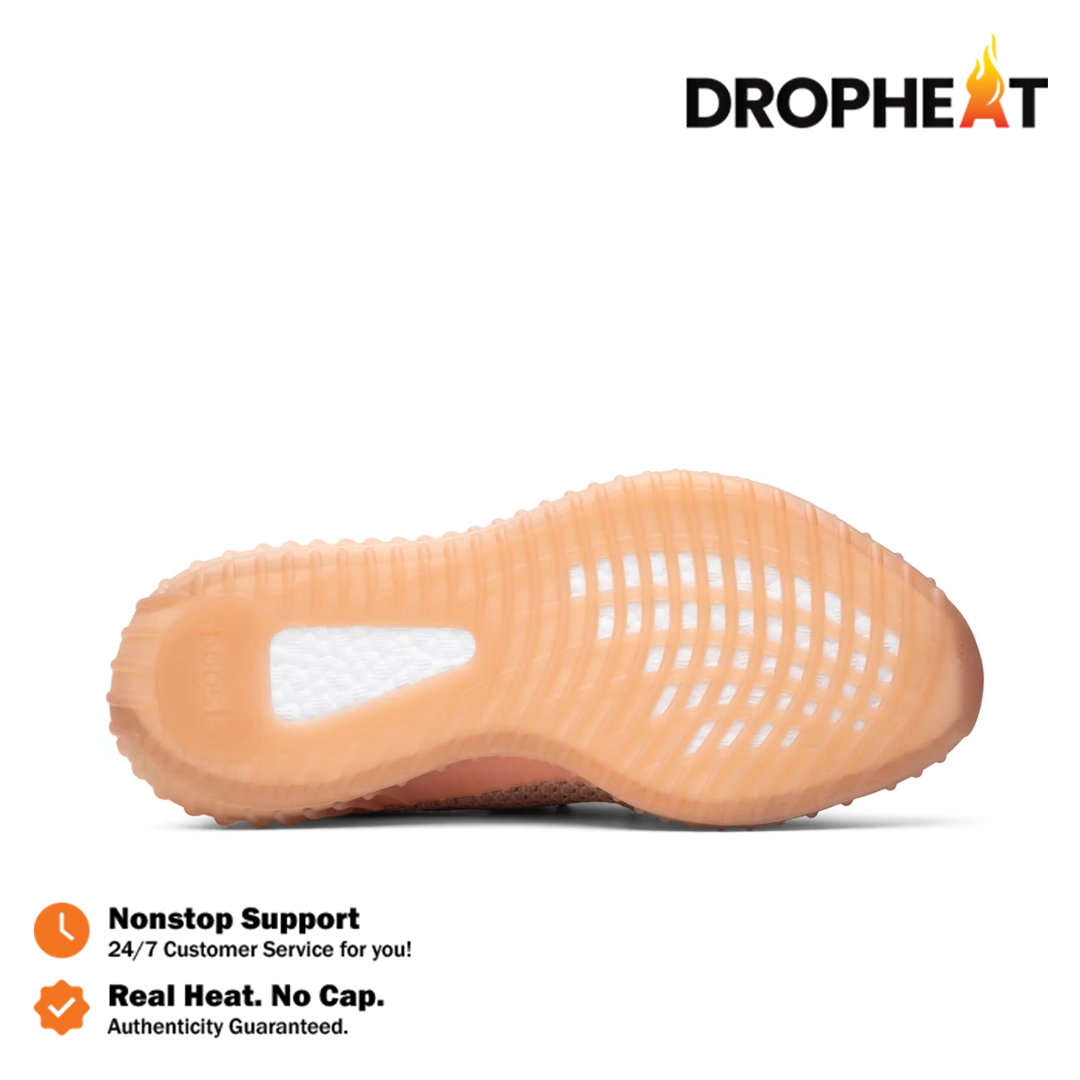 Sepatu Adidas Yeezy 350 Boost V2 Clay Orange Sneakers Authentic - Image 3