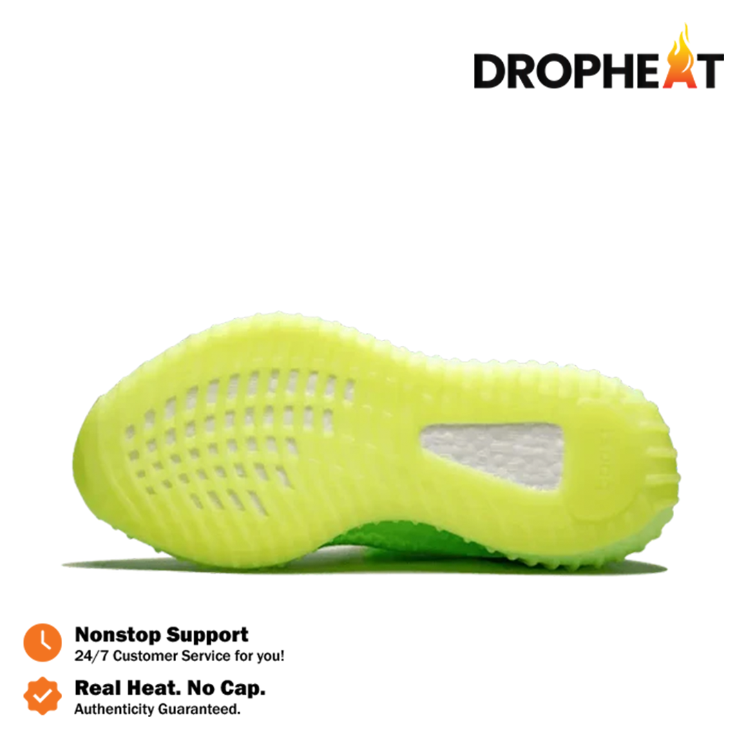 Sepatu Adidas Yeezy 350 Boost V2 Glow In The Dark GID Sneakers Authentic - Image 2