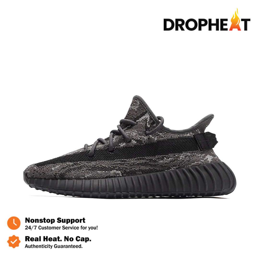 Sepatu Adidas Yeezy 350 Boost V2 MX Dark Salt Black Sneakers Authentic - Image 2
