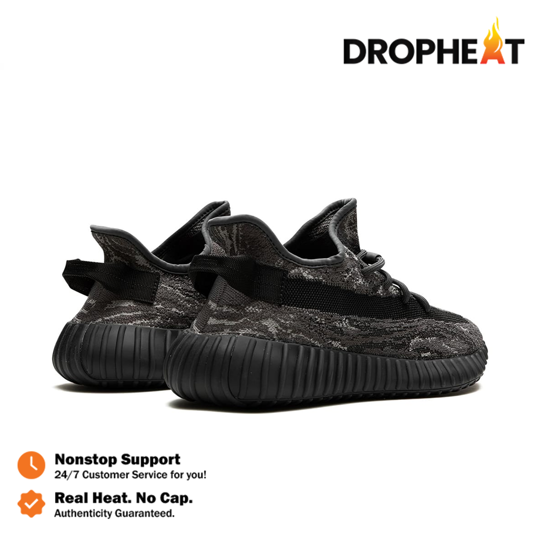 Sepatu Adidas Yeezy 350 Boost V2 MX Dark Salt Black Sneakers Authentic - Image 5